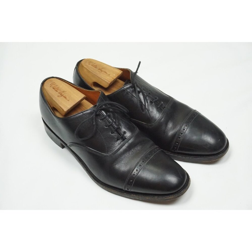 Loake Bros. British Isles Collection Black Cap Toe Mens Dress Shoes Sz 9.5